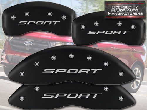 2015-2016 ford edge &#034;sport&#034; front rear matte mgp brake disc caliper covers bolts