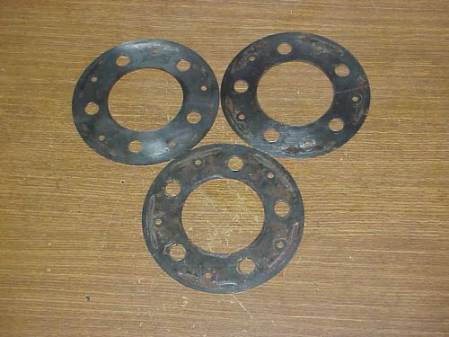 3 lightweight steel 5 x 5 wheel spacers .050&#034;--.054-.058&#034; thick nascar arca