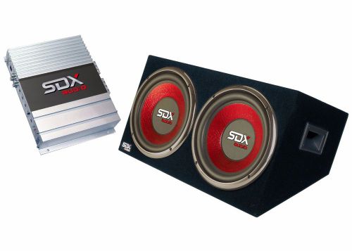 Sdx 10&#034; 800w subwoofer party pack pk06210