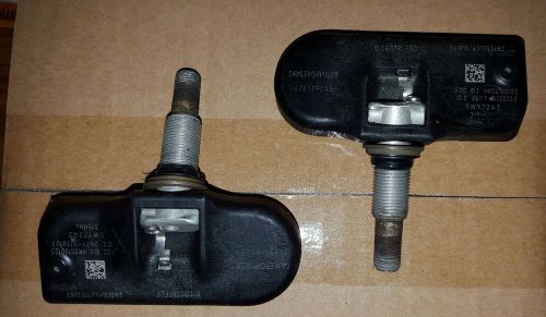 2 tpms sensors for dodge,chrysler various years. tested good.