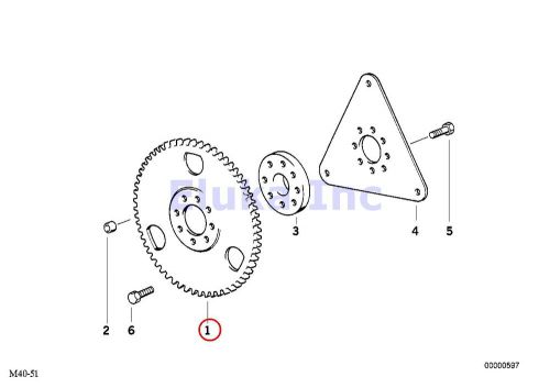 Bmw genuine automatic transmission flexplate (flywheel) e34 e36 e39 e46 e60 e83