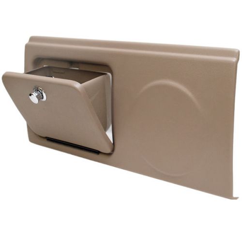 Lund 09 pro v stbd taupe plastic boat fold out glove compartment panel 1985243