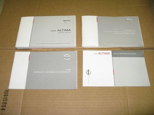 2006 nissan altima owners manual 2006 altima manual 06 altima