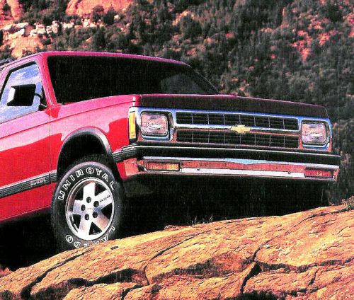 1992 chevy s-10 blazer brochure -s10 blazer 2d-s10 blazer 4d-sport-tahoe-4x4