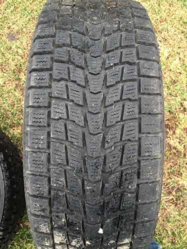 4-used p235/55r18 dunlop grand trek sj6 snow 103q b/4 ply tires