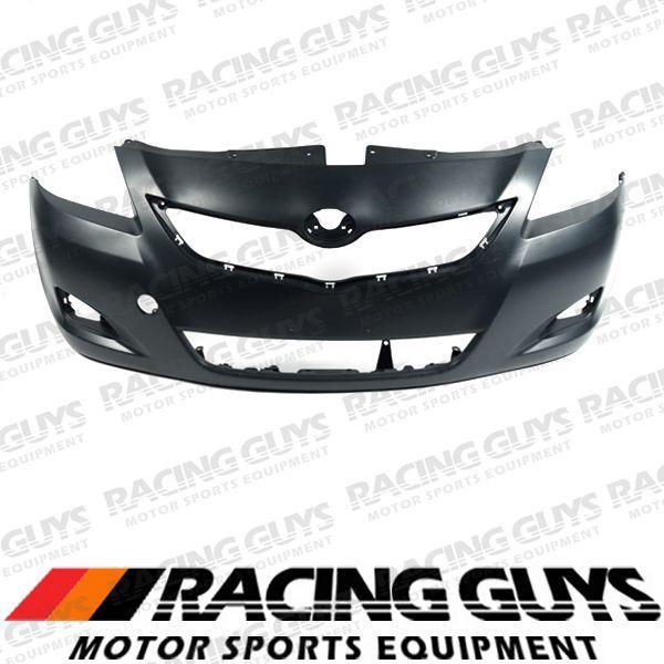 07-11 toyota yaris 4dr sedan front bumper cover primed facial plastic to1000321