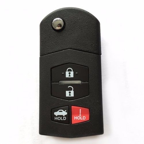 Flip remote key 4 button 315mhz 4d63 chip for mazda 3 5 6 rx8 cx-7 cx-9 662f-ske