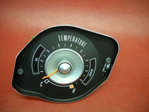 1969 mercury cougar water gauge oem nice 1969-1970 c9wf-10971 10b966-d 69 70