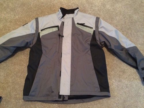 Moose racing expedition jacket - black/grey - large