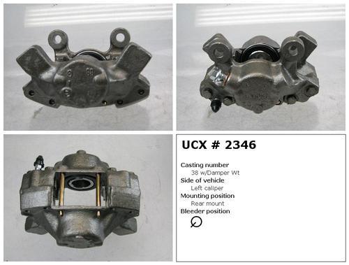 Federated calipers 15-22346 rear brake caliper