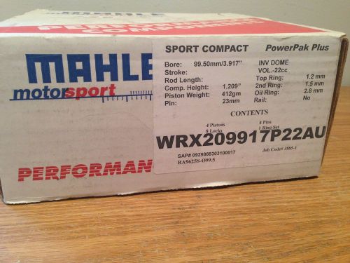 Mahle pistons - wrx209917p22au - subaru