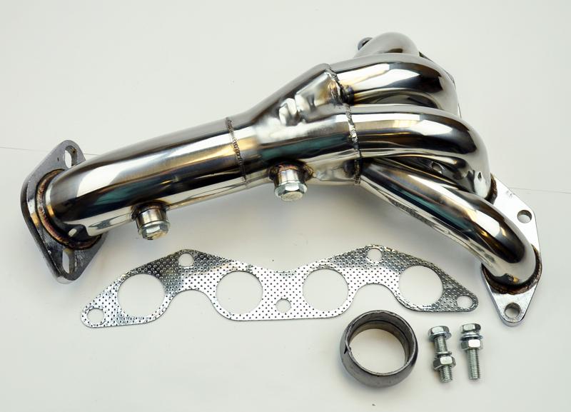 Honda civic dx lx gx 01-05 1.7l sohc d17 stainless race manifold header