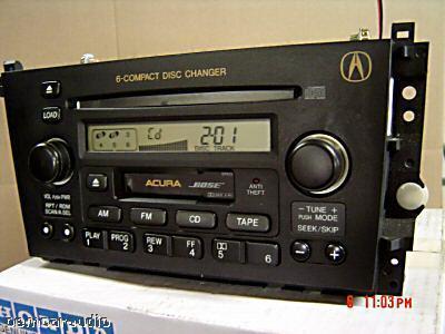 Acura cl tl rsx mdx tsx cd 6 disc radio repair