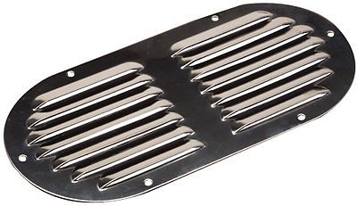 Sea dog stainless louvered vent - oval 331405