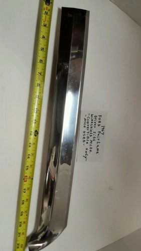 1967 67 ford fairlane convertible windshield trim