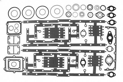 Caterpillar 3406 a&amp;b oil pan gasket set