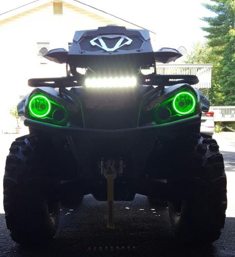 Can am outlander l halos rings lights set 2 - 2015 2016  green