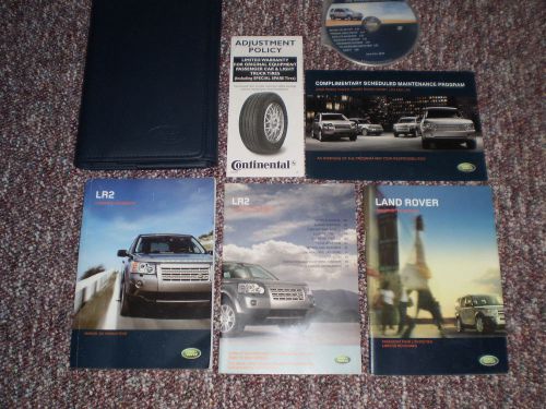 2008 land rover lr2 suv owners manual books nav guide case instruct dvd all