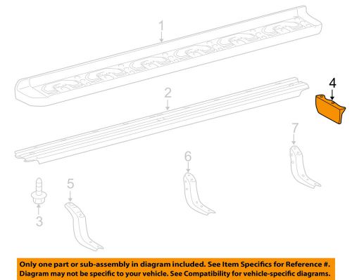 Toyota oem 10-16 4runner-running board protector left 7586260030