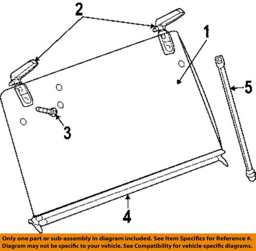 Jeep oem 68068261aa hatch lift support/lift support