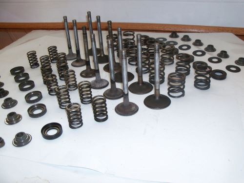 Genuine porsche exhaust &amp; intake valves, springs, etc. (99 pieces)