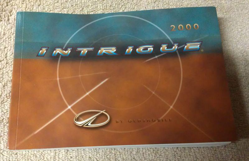 2000 oldsmobile intrigue owner's manual