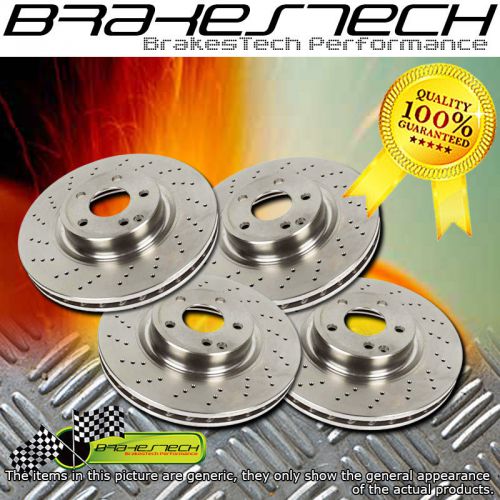 F+r drill rotors for (96-00) honda civic si 4lug 262mm