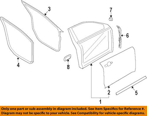 Ford oem ag1z5420200a door outer panel-outer panel