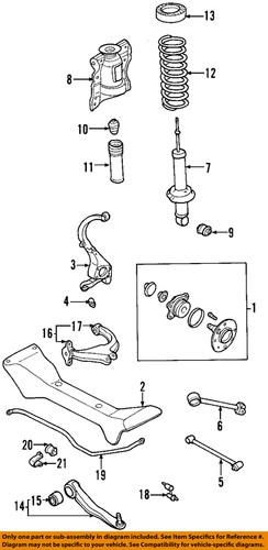 Hyundai oem 55130-38002 suspension control arm bushing/control arm bushing