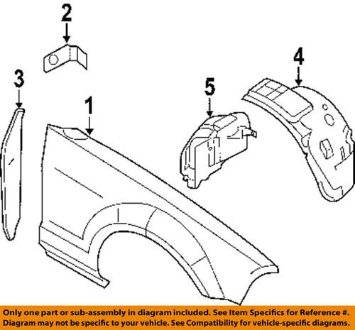 Ford oem 5r3z16006aa fender