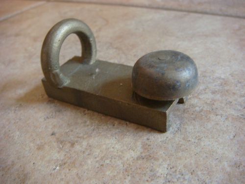 Vintage bronze genoa slide 3/4&#034; track spinnaker cars italy wilcox? merriman? nos