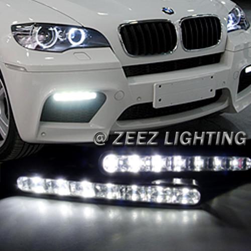 Euro 7 led daytime running light drl daylight kit fog lamp day lights kit dodge