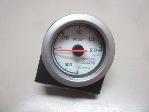 Jdm genuine apexi 52mm turbo boost gauge meter ~made in japan~