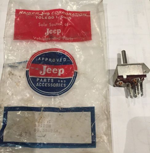 Nos jeep heater defroster switch fsj wagoneer gladiator j-series 962331