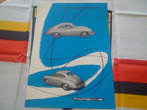 1952 1953 1954 1955 porsche 356 pre-a pre a dealer brochure original oem