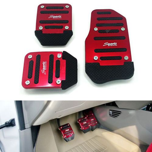 3x non-slip pedal manual transmission accelerator brake clutch foot treadle pad