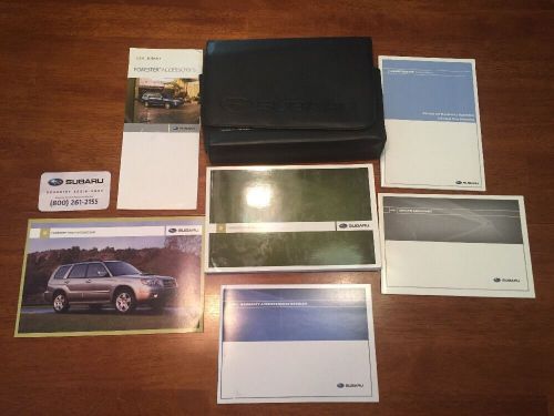 2008 subaru forester owners manual