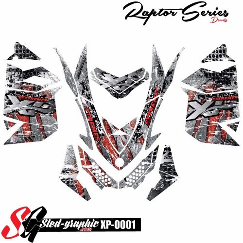 Wrap graphics decal kit for ski-doo rev xp mxz 2008 2009 2010 2012 2013 xp0001