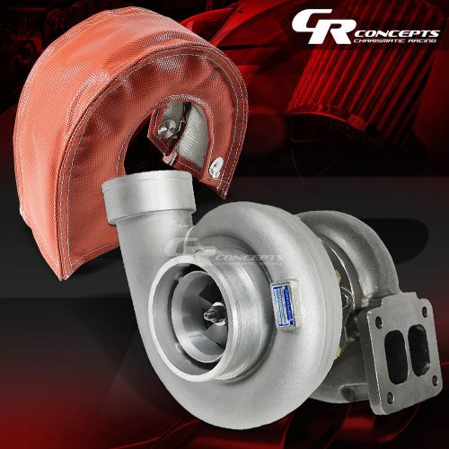 Gt45 turbocharger/turbo universal t4/t66 vband 1.05 ar 92 trim+red heat blanket