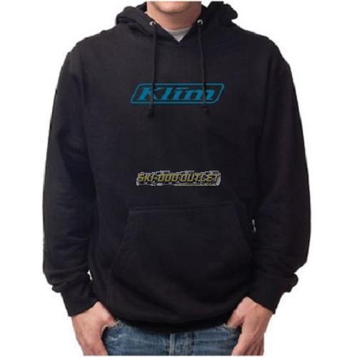 2017 klim word pullover hoodie - black