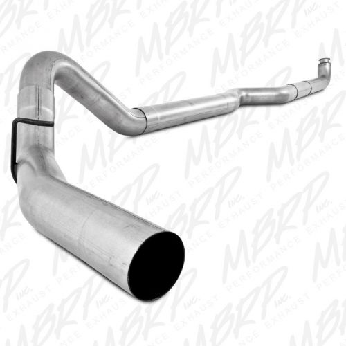 S6004plm  mbrp 4&#034; down pipe back exhaust  01-07 chevy/gmc/gm 6.6l duramax turbo