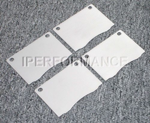 Titanium brake pad shim heat shield set; aston martin v-8, virage, 78-89, front