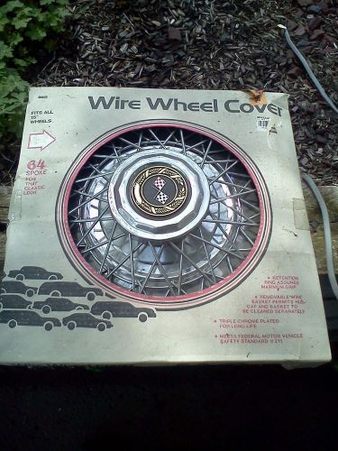 Wire wheel cover for 15 &#034; inch rim