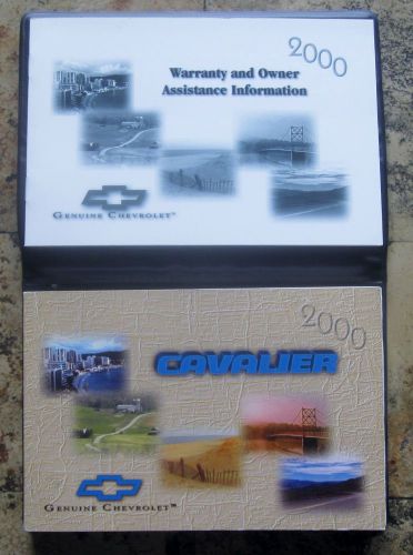 2000 chevrolet cavalier owner&#039;s manual factory oem used