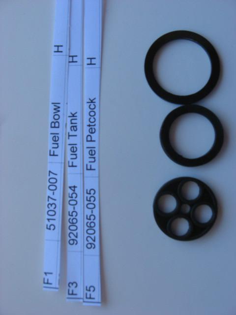 Kawasaki h1 h2 petcock gaskets