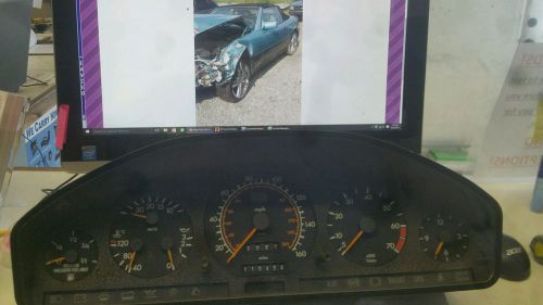 90-92 r129 500sl instrument cluster speedometer 110454 miles