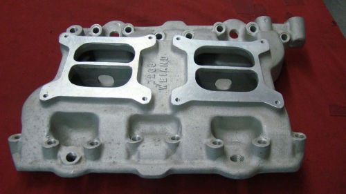 Weiand hi-rise intake manifold 7263 chrysler hemi 331 354 392 fits stock heads