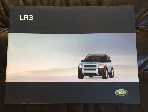 2006 land rover lr3 original dealer sales brochure catalog prospekt se hse