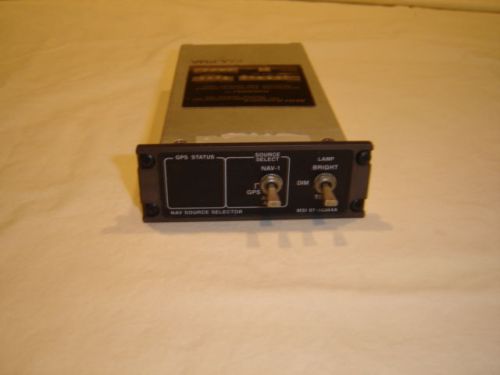 Msi avionics integrated navigation source selector &amp; display unit