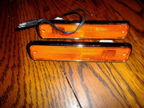 Vintage amc front side marker lights tl-01816c sf-3636746 amber